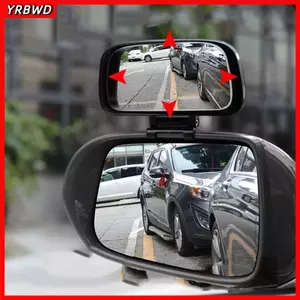 Gương điểm mù ô tô YRBWD, Lắp đặt đơn giản Gương góc rộng thiết kế lồi, Tấm che nắng Góc có thể điều chỉnh Đa năng Phù hợp với Gương đỗ xe an toàn Hỗ trợ lái xe
