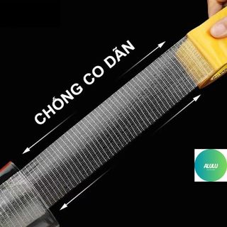 Băng Keo 2 Mặt 5cm x 10m Siêu Dính Lưới Sợi Thủy Tinh Dán Thảm Trải Sàn Chắc Chắn - Kho Sỉ Gia Dụng Alulu