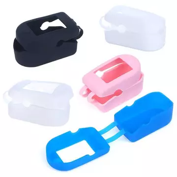TEROKK Túi Bảo Quản Silicon Kẹp Ngón Tay Máy Đo Oxy Vỏ Bảo Vệ Máy Đo Oxy Y Tế Giá Đỡ Vệ Ngón Tay Xung Bảo Vệ Braet VN