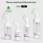 1 Chai bơm tạo bọt rỗng 30 / 60 / 100 / 150ml có đầu bàn chải silicon Loại ép Chai xốp làm sạch mặt [mới]