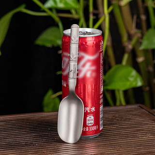 Boundless Voyage Titan Muỗng Trà Tay Cầm Dài Siêu Nhẹ Muỗng Cà Phê Di Động Lá Rời Thìa Trà Cho Cắm Trại Nhà Bếp