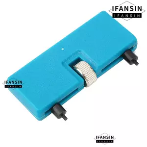 IFASIN 2 chiếc Công cụ tháo mặt sau đồng hồ, Bộ sửa chữa đồng hồ hình chữ nhật có thể điều chỉnh bằng kim loại, 2 giá đỡ hữu ích Công cụ thay thế pin đồng hồ Sử dụng sửa chữa tại nhà