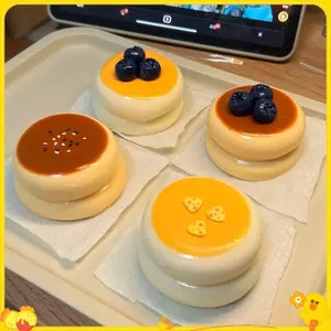 Mô Phỏng Kem er Bánh Giảm Áp Lực Mềm Squishy Đầu Ngón Tay Đồ Chơi Giảm Bóp Nén Chậm Rebound Đồ Chơi