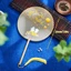 Quạt thêu lụa QEARY, Quạt tròn tay cổ điển thêu hai mặt, Họa tiết hoa phong cách cổ xưa Phong cách cổ tích Quạt trang trí Quạt khiêu vũ Hanfu Cosplay
