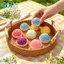 GHX 5 / 10 Chiếc Mini Bánh Bao Đồ Chơi Tăng Chậm Mềm Bóp Fidget Đồ Chơi Cho Trẻ Em Đảng Ủng Hộ Giảm Căng Thẳng Quà Tặng VN