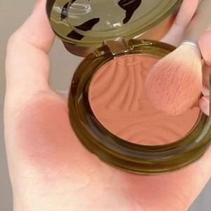 HelloStyle Hổ Phách Đường Viền Blush Một Mảnh Bột Bấm Màu Kết Xuất Bột Trang Điểm Khỏa Thân Tinh Tế Tự Nhiên Ba Chiều Rouge26062602