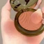 HelloStyle Hổ Phách Đường Viền Blush Một Mảnh Bột Bấm Màu Kết Xuất Bột Trang Điểm Khỏa Thân Tinh Tế Tự Nhiên Ba Chiều Rouge26062602