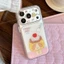 Bánh tráng miệng Chó Kính Acrylic Vỏ Điện Thoại Cho iPhone 17 Pro Max 16 15 14 Vỏ Bảo Vệ Chống Sốc