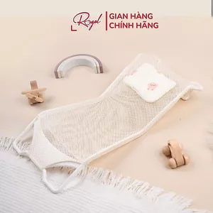 Lưới Tắm Cho Bé Sơ Sinh Royal Khung Nhựa Chắc Chắn Chất Liệu Vải Lưới Giúp Tắm Bé Dễ Dàng Tiện Lợi