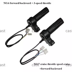Tay Lái Tốc Độ CAST Tay Ga 12V 24V Điện Đa Năng Đi Xe Đạp Tay Ga Grip