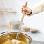 Đũa Chiên Thức Ăn Thép Không Gỉ Tay Cầm Gỗ Tự Nhiên Dài 38.5cm