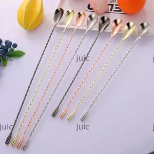 JUIC Muỗng Trà Thanh Xoắn Ốc Phụ Kiện Khuấy Đồ Dùng Nhà Bếp