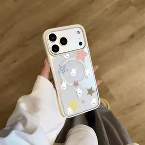Ngôi sao vỡ đầy màu sắc Thích hợp iPhone 1716 trường hợp 15/1413 mô hình mới 12 hút từ