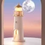 Đèn ngủ Chiếu Trăng kiêm Bluetooth 3D trắng BL131 Đèn Trang Trí Để Bàn Moon Lighthouse Cao Cấp