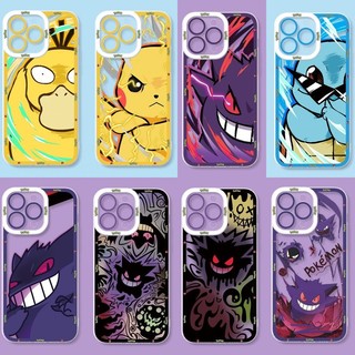 Ốp Lưng Cho VIVO V70 FE V60 V50 40 Lite Y05 Y03 Y28S Y04 Y29 Y29S Bao Anime Pokemon Pikachu Tím Gengar Psyduck Họa Tiết Hoạt Hình TPU Silicon Chống Sốc Mềm Trong Suốt
