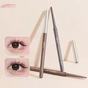 Bút kẻ mắt HFSHY Bút chì Gel nằm 2in1 Chống thấm nước lâu trôi không nhòe Bla Brown Bút kẻ mày Dễ dàng đeo cho người mới bắt đầu Trang điểm Mỹ phẩm VN