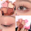 Bảng phấn mắt bốn màu cỏ bốn lá-Match Pearlescent Earth Color Matching, Everyday All-Match, Novice Easy Drawing