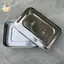 Khay Điều Dưỡng Phẫu Thuật Nắp Thiết Bị Y Tế Hộp Khử Trùng Cho Nha Sĩ Hộp Bảo Quản Dụng Cụ Inox ELWW