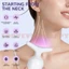 Máy mát xa cổ nhẹ đầy màu sắc - Thiết bị làm đẹp nâng săn chắc có rung để sử dụng tại nhà