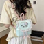 Ba lô SQ11 HELLO KITTY dành cho học sinh Dung tích lớn Nhẹ Thời trang Hoạt hình Túi đi học nữ