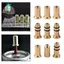 3 Miếng Butan Đổ Bộ Chuyển Đổi Khí Nạp Lại Bộ Chuyển Đổi Đồng Thau Đầu Bơm Hơi Có Cổng Phụ Kiện Bình Gas Bộ Chuyển Đổi Bình Gas