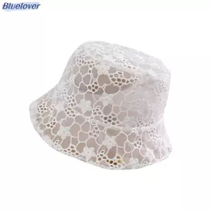 Bluelover Ngọt Ngào Dễ Thương Mũ Ren Rỗng Hoa Buet Mũ Thời Trang Nữ Người Cá Mũ Thoáng Khí Che Nắng Mũ Mới