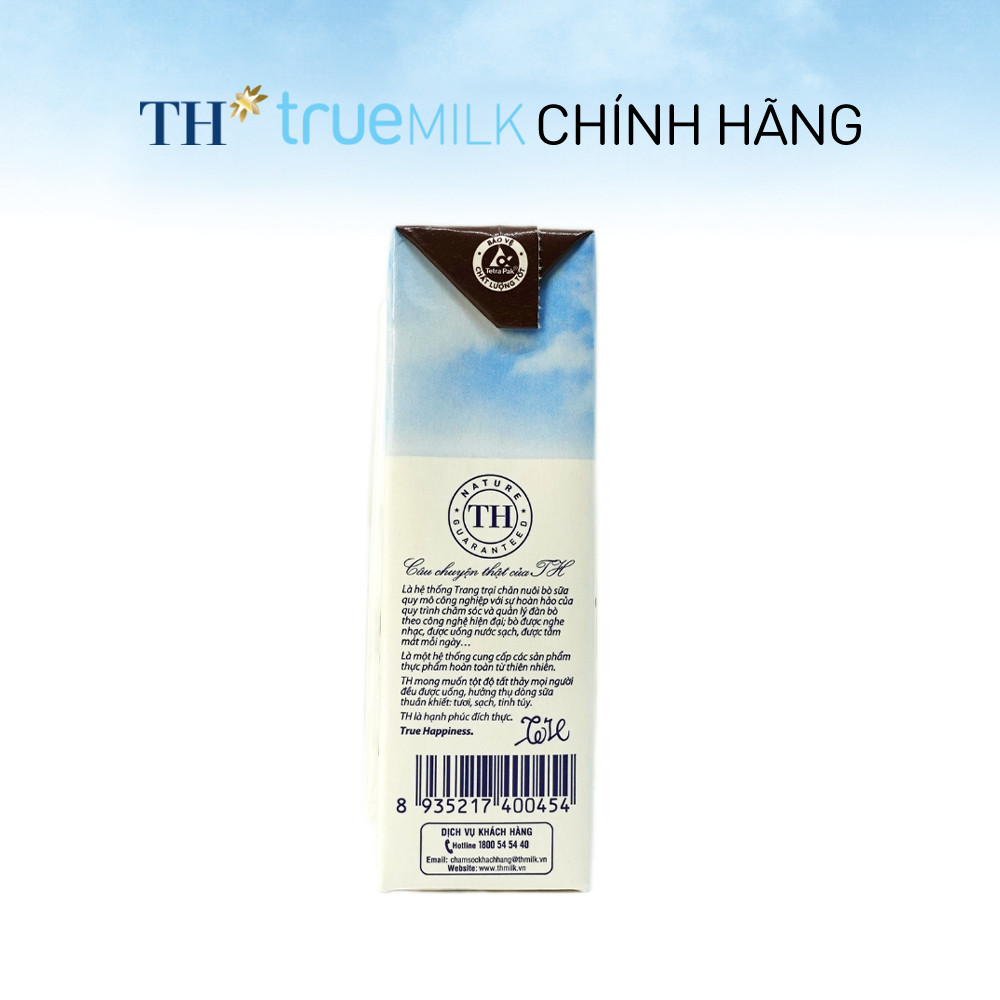 [LIVE STREAM] Thùng 48 hộp sữa tươi tiệt trùng TH true MILK sôcôla nguyên chất 180 ml (180 ml x 48)