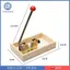 Dụng cụ mở Macadamia Hướng dẫn sử dụng Nutcracker Nutcracker Nut Cracker Tool Dụng cụ mở đai ốc gia dụng Dụng cụ cầm thoải mái Vật liệu gỗ và kim loại Sui