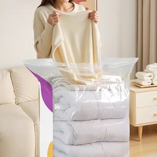 Túi Bảo Quản Chân Không CHEESELY, Không Bơm Túi Nén Cói Dung Tích Lớn, Báo Chí Tiết Kiệm Không Gian & Cói Quần Áo Chống Bụi Túi Cói Phụ Kiện Du Lịch