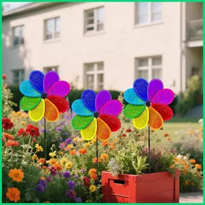 Gió Spinners Ngoài Trời 4 Miếng Hình Hoa Hiên Nhà Trang Trí Điêu Khắc Gió Ngoài Trời Cho Chủ Nhà Trang Trí jiwvn