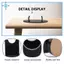 2 Miếng Acrylic Bút Giá Đỡ Màn Hình Giá Đỡ Bút Chì Hiển Thị Bút Đài Phun Nước Bút Bi Giá Trưng Bày (Đen)
