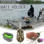 Bộ nạp phương pháp PYCOU, 20g / 30g / 40g / 50g / 60g Máy phóng mồi kiểu lồng, Khuôn tốc độ cao Bao gồm Bộ nạp cá chép loại trọng lượng chì Câu cá chép