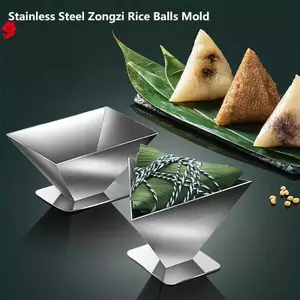 Lễ Hội Thuyền Rồng Zongzi Khuôn Sushi Tam Giác Cơm Bóng Bento Khuôn Bánh Ngọt Khuôn Nướng Bánh Phụ Kiện Nhà Bếp VN