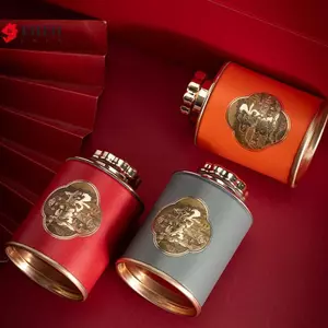 Mới Rồng Mini Trà Rỗng Thiếc Can Hộ Gia Đình Trà Xanh Kín Lọ Du Lịch Di Động Trà Nhỏ Hộp Đựng Giấy Có Thể VN