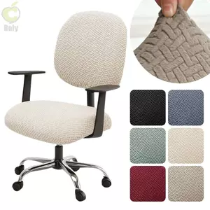 Vỏ bọc ghế armchair Jacquard ROLY, chống bẩn, co giãn, dễ tháo rời, thoáng khí, vỏ bọc ghế xoay nâng cho văn phòng gia đình