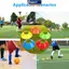 MAKY 10 Chiếc Nón Bộ Thiết Bị Huấn Luyện Bóng Đá Cho Kid Pro Đĩa Nón Nhanh nhẹn Tập Thể Dục Trở ngại Tránh Thể Thao Phụ Kiện Huấn Luyện VN