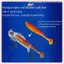 Mồi câu cá VIB kim loại 2 trong 1 JRP Mồi câu cá dài mắt 3D thực tế cho người mới bắt đầu và người chơi câu cá có kinh nghiệm JRP