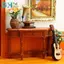 GHX 1: 12 Nhà Búp Bê Thu Nhỏ Retro Nửa Mặt Bàn Bên Cạnh Nội Thất Mô Hình Nhà Trang Trí Đồ Chơi Nhà Búp Bê Phụ Kiện VN