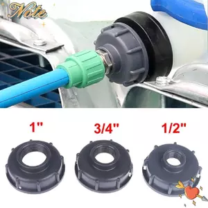 NOTE1 Phụ kiện xe tăng IBC, Nắp ren nhựa thô, Chất lượng cao Bền di động 1 / 2 "3 / 4" 1 "Đầu nối bộ chuyển đổi