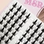 DIY Cluster Eyelash Extensions 6-12mm - Lông mi nở lâu dài màu đen dành cho người mới bắt đầu
