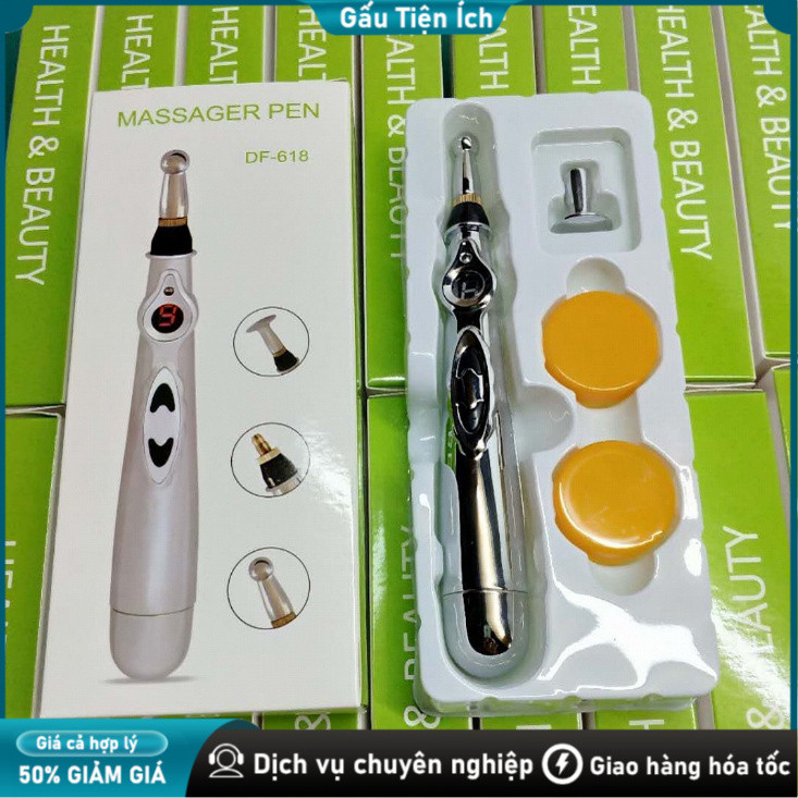 Bút Xung Huyệt DF 618 bút massage massage điện bút dò huyệt điện xung