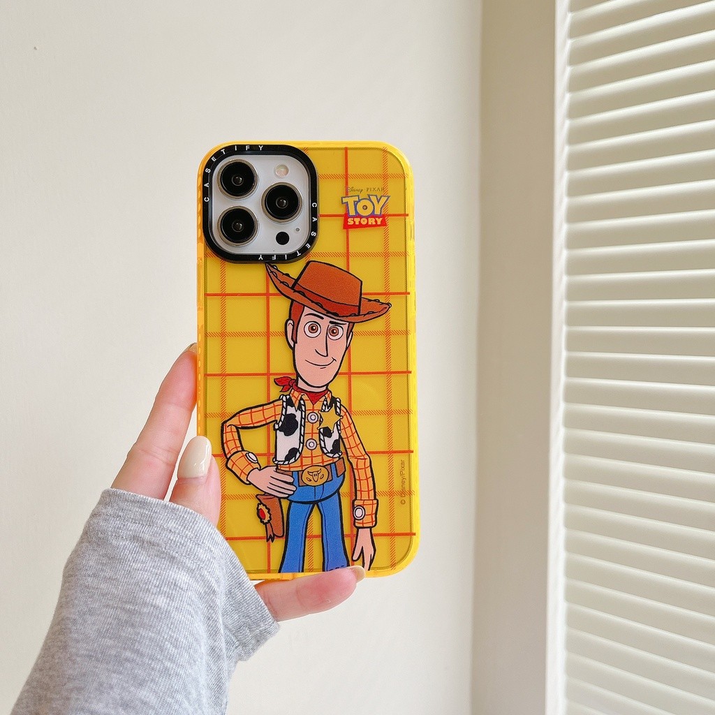 CASET Toy Story Woody Buzz Lightyear Lotso Aliens Vỏ mềm hoạt hình Vỏ tương thích cho iPhone 16 Pro Max Plus 15 / 14 / 13 / 12 / 11 / X / XS / XR / SE / 8 / 7 / 6