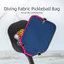 Túi đeo chéo Pickleball JUNYUE88US, có khóa kéo Vỏ mái chèo Pickleball dung tích lớn, Dây đeo có thể điều chỉnh chống nước di động Túi đựng vợt Pickleball chuyên nghiệp ngoài trời