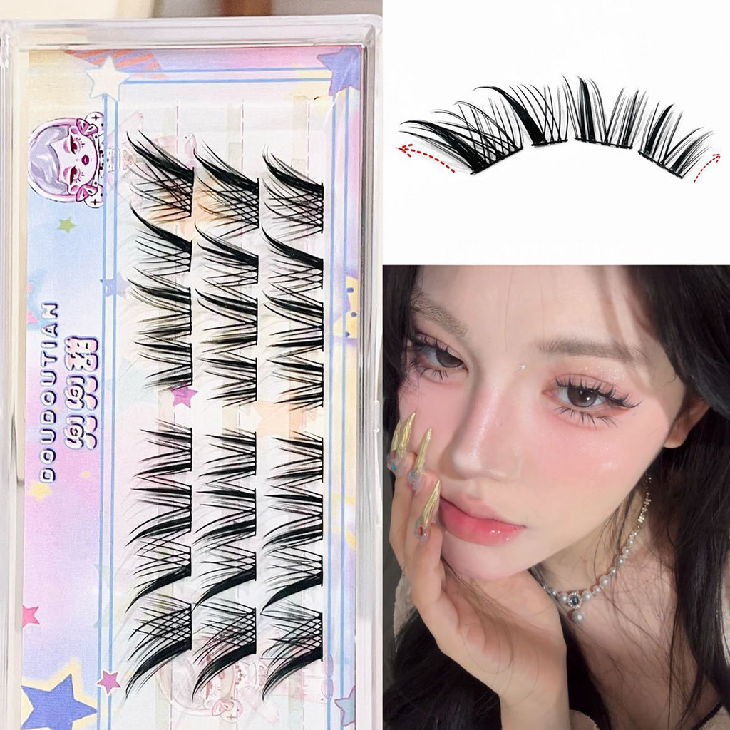 DIY Lông Tơ Cổ Tích Cụm Lông Mi Không Nhựa Cảm Thấy Hàng Mi Cá Nhân Cho Thời Trang Chương Trình Khiêu Vũ Đám Cưới