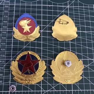Trâm cài Young Pioneer Member Badge A Fire Pin Badge Red Gold Star 25.9.3