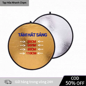 【COD】Tấm Phản Quang Chụp Ảnh 2 Mặt Vàng Bạc Tròn, Gập Gọn, Size 60cm & 80cm Studio