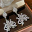 Thời trang Hàn Quốc Độc đáo Thanh lịch Ánh sáng sang trọng Phong cách mới Bông tai Zircon Bán buôn