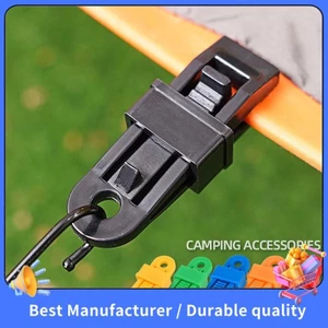 Set 20 Kẹp Lều Push Clip Cho Cắm Trại Ngoài Trời - Dễ Dàng Sử Dụng Để Chống Gió Và Cố Định Lều