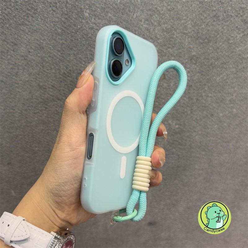 Ốp Điện Thoại Dây Từ Tính 3in1 Sang Trọng Cho Vivo Y78 Y58 Y56 Y38 Y36 Y29 Y29S Y29T Y28 Y28S 5G 4G Vỏ Sạc Không Dây Mờ Dễ Thương Có Dây Đeo