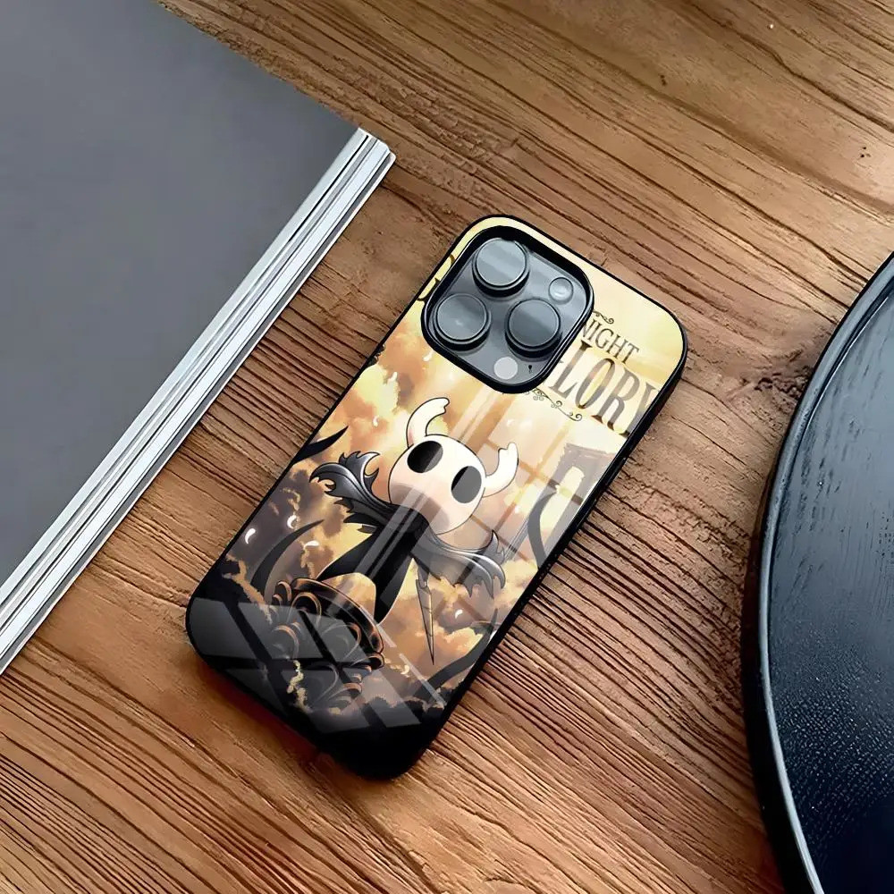 BK-2 Trò Chơi Mới Hollow Knight Ốp Lưng Điện Thoại IPhone 16 17,15 14 Pro 11 13 12 Mini 6 8 7 Plus Kính Thiết Kế Sang Trọng Cove